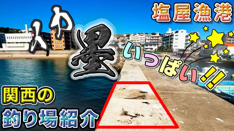 塩屋漁港の釣り動画サムネイル